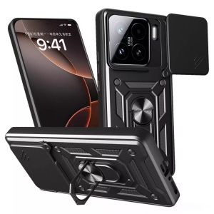 Cover-Discount, Cover-Discount - Xiaomi 15 Armor Case mit Kickstand, Schwarz