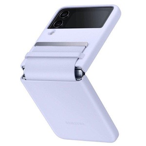 Samsung, Samsung Galaxy Z Flip4 Flap Leather Cover - Serenity Purple Hülle, 