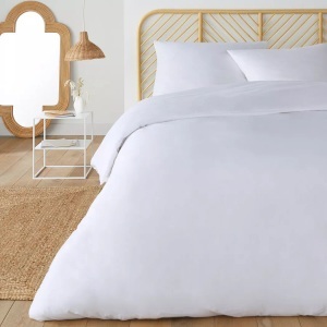 SO'HOME, Bettwäsche-Set aus Recycling-Mikrofaser Bettwäsche-Set aus Recycling-Mikrofaser, SO'HOME - Bettwäsche-Set aus Recycling-Mikrofaser, 240X220CM, Weiss