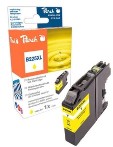 Peach, Peach Tinte gelb PI500-139 kompatibel zu Brother LC-225XLY, Peach Tinte Brother LC-225XL Yellow
