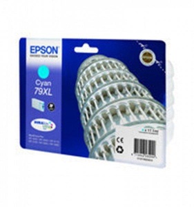 Epson, Epson 79Xl DURABrite Ultra Ink cyan Tintenpatrone, Epson Tintenpatrone, blau, C13T790240, (2'000 Seiten)