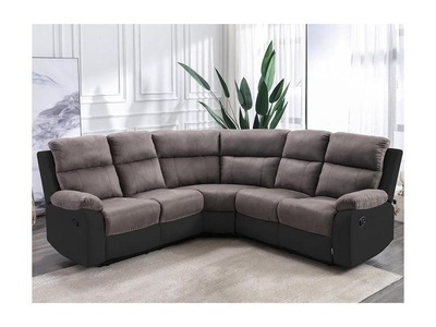 Vente-unique, Relaxsofa Ecksofa Microfaser Kunstleder TOLZANO Relaxsofa Ecksofa Microfaser Kunstleder TOLZANO, 