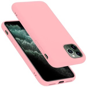 Cadorabo, Hülle für Apple iPhone 11 PRO MAX TPU Silikon Liquid, Cadorabo - Hülle für Apple iPhone 11 PRO MAX TPU Silikon Liquid, Rosa