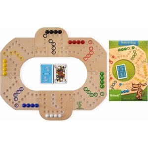 STIFTUNG BRÄNDI, Stiftung Brändi Dog 6-er Set - Brettspiel (Mehrfarbig), Brändi Dog 6er Set