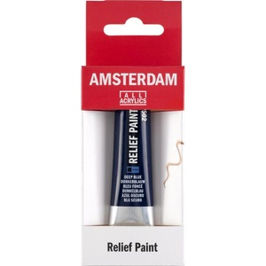 Amsterdam, Amsterdam Acrylfarbe Reliefpaint 502, 20 ml, Dunkelblau, Amsterdam Acrylfarbe Reliefpaint 502, 20 ml, Dunkelblau