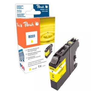 Peach, Tinte gelb PI500-133, Peach B223 Y Druckerpatrone XL ye ersetzt Brother LC-223Y für z.B. Brother DCPJ 562 DW, Brother MFCJ 480 DW, Brother MFCJ 5620 DW, Brother MFCJ 5600