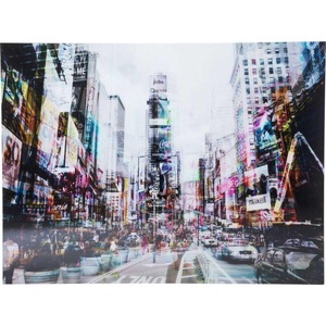 Kare Design, Bild Glas Times Square Move 120x160cm, Bild Glas Times Square Move 120x160cm