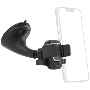 HAMA, Hama Easy Snap Saugnapf Handy-Kfz-Halterung, Hama - Auto-Handyhalterung Easy Snap mit Saugnapf, 360 Grad drehbar, universal, Schwarz