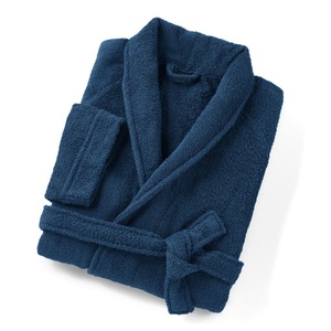 LA REDOUTE INTERIEURS, Bademantel mit Schalkragen, Frottee 450g/m², Best Qualität, La Redoute Intérieurs - Peignoir éponge col châle 450g/m², für Damen, Blau, Größe 33/34