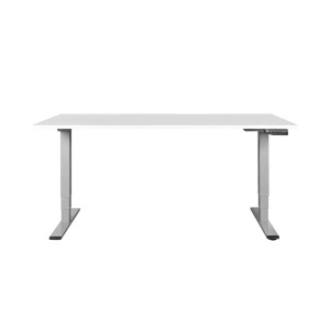 Contini, Contini höhenverstellbarer Bürotisch RAL 7045 1.8x0.8m grau, Contini höhenverstellbarer Bürotisch RAL 7045 1.8x0.8m grau