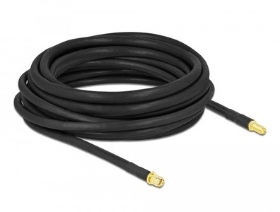 Delock, DeLOCK - Antennenkabel - SMA (S) bis SMA (R) - 7.5 m - Koax - Schwarz, Delock Antennenkabel LTE/5G, LMR/CFD300 SMA zu SMA, 7.5 m