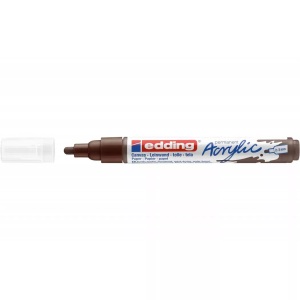 edding, edding Acrylmarker 5100, schokobraun, Edding Acrylmarker 5100, 2-3mm, schokobraun sdm, 5100-907