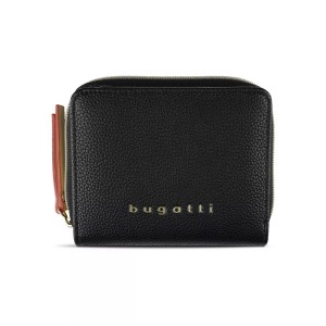 Bugatti, bugatti Geldbörse »ELLA«, (1 tlg.), Bugatti - Ella - Portemonnaie klein, für Damen, Schwarz, Größe ONESIZE