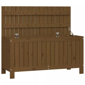 vidaXL, vidaXL Gartentruhe Honigbraun 108x42,5x54 cm Massivholz Kiefer, vidaXL Gartentruhe Honigbraun 108x42,5x54 cm Massivholz Kiefer