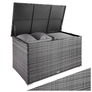 TecTake, Auflagenbox mit Aluminiumgestell Oslo Auflagenbox mit Aluminiumgestell Oslo, Tectake - Auflagenbox mit Aluminiumgestell Oslo, 150 cm, Grau