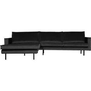 mutoni casual, Ecksofa mit Longchair Rodeo Links Anthrazit, Ecksofa Rodeo mit Longchair Links Velvet Anthrazit 300x155