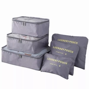eStore, Organizer-set Für Reisetaschen - Grau Unisex 31cm, eStore - Organizer-Set für Reisetaschen Grau, 31cm