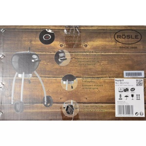 Rösle, Belly F50 Schwarz - Kettle Grill Unisex ONE SIZE, Rösle - Belly F50 Schwarz Kettle Grill, One Size