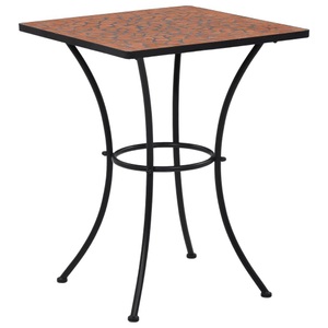 Diverse Hardware, Mosaik-Bistrotisch Terrakotta 60 cm Keramik