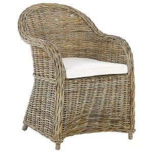 Beliani, Gartenstuhl aus Rattan Klassisch SUSUA Gartenstuhl aus Rattan Klassisch SUSUA, Beliani - Garten Sessel aus Rattan Klassisch SUSUA, One Size, Nude