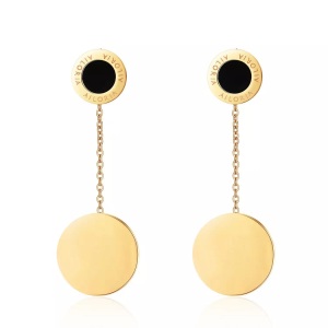 undefined, Ailoria - Aude Ohrringe mit Schmucktäschchen, AILORIA - AUDE Ohrringe, 4.5CM, Gold
