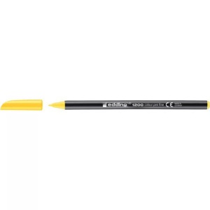 edding, edding Fasermaler 1200 Gelb, Farbe, Edding 1200, Faserschreiber, 0,5-1mm, gelb, 1200-5