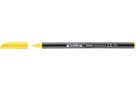 edding, edding Fasermaler 1200 Gelb, Farbe, Edding 1200, Faserschreiber, 0,5-1mm, gelb, 1200-5