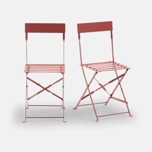 LA REDOUTE INTERIEURS, 2 Klappstühle, Metall