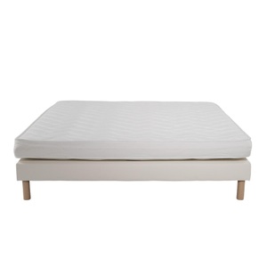 AB Matelas, Matratzenset Eco | 140x190 | Schaumstoff | 14 Cm | Boxspring Mit Polsterung In Weiss Unisex Weiss 90X190CM, 