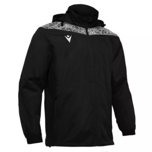 Macron, Winddichte Jacke Lahti Shower Unisex Schwarz/Weiss L, macron - Winddichte Jacke lahti shower, L, Schwarz/Weiss