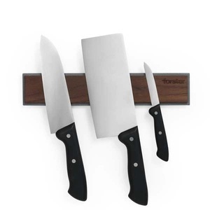 Forster Home, Magnetische Messerleiste Walnuss Magnetische Messerleiste Walnuss, Forster Home - Magnetische Messerleiste Walnuss, One Size, Grau