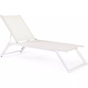 mutoni lifestyle, Gartenliege Kaylan weiss, Gartenliege Kaylan weiss