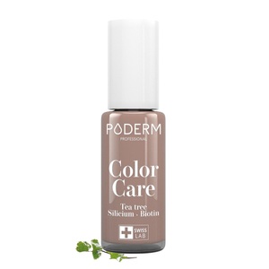 PODERM, Nagelpilz - Nagellack Taupe Teebaum - Swiss Made Unisex Kühles Braun 8ml, 