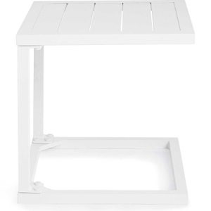 mutoni lifestyle, Garten Beistelltisch Hilde 40x40 weiss, Garten Beistelltisch Hilde 40x40 weiss