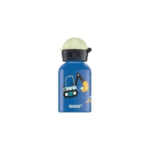 SIGG, Trinkflasche KBT Build it 0,3L, Sigg Kids Build it Aluflasche marine