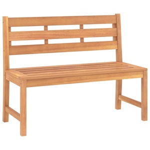 vidaXL, vidaXL Gartenbank 114 cm Massivholz Teak, 