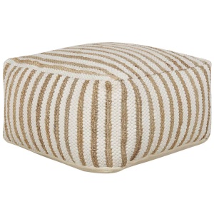 Beliani, Pouf aus Jute Boho ALMATTI Pouf aus Jute Boho ALMATTI, Beliani - Pouf aus Jute Boho ALMATTI, One Size, Perle