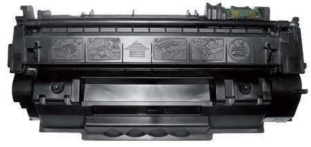 Peach, Peach Tonermodul schwarz kompatibel zu Canon, HP CRG-708H, Q5949X, Peach HP 49 XBK Toner XL bk ersetzt Canon, HP No. 49X BK, CRG-708H, Q5949X für z.B. Canon ISensys LBP -3300, Canon ISensys LBP -3360