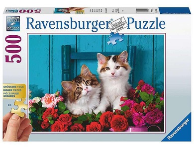 RAVENSBURGER SPIELEVERLAG, Katzenbabys (Puzzle), Ravensburger Puzzle »Katzenbabys«, (500 tlg.)