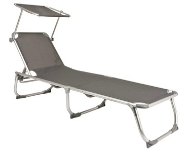 mutoni, Sonnenliege Kiso Unisex Grau ONE SIZE, 