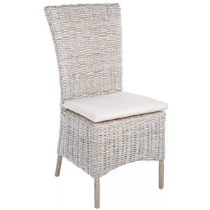 mutoni Garten, Gartenstuhl Rattan mit Kissen Isla, Gartenstuhl Rattan mit Kissen Isla