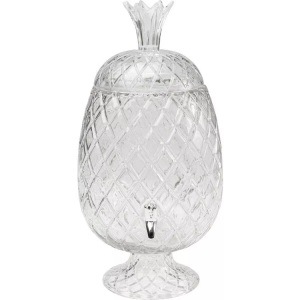Kare Design, Getränkespender Pineapple Klar (2-tlg), Getränkespender Pineapple Klar (2-tlg)