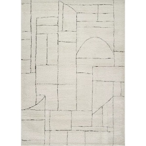 Surya, Surya Teppich »Modern«, rechteckig, LIVABLISS - Moderner Skandinavischer Teppich LISA, 200X280CM, Weiss