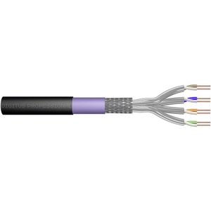 Digitus, Digitus DK-1741-VH-1-OD Netzwerkkabel CAT 7 S/FTP 4 x 2 x 0.25 mm² Schwarz (RAL 9005) 100 m, Digitus DK-1741-VH-1-OD Netzwerkkabel CAT 7 S/FTP 0.25 mm² Schwarz (RAL 9005) 100 m