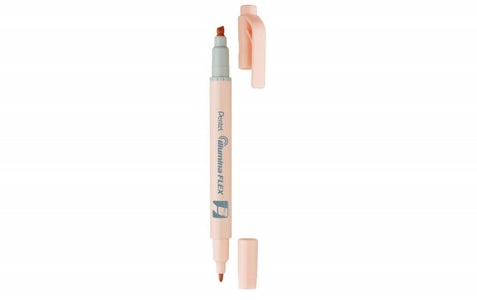 Pentel, PENTEL Marker illumina FLEX SLW11P-FE pastellorange, Pentel Marker illumina FLEX, pastellorange, SLW11P-FE