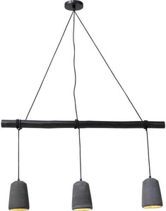 Kare Design, Hängeleuchte Dining Concrete Schwarz Tre, 