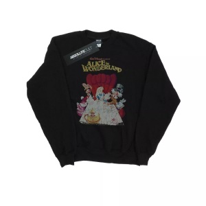 Disney, Alice In Wonderland Retro Poster Sweatshirt Herren Schwarz M, Disney - Alice in Wonderland Sweatshirt, für Herren, Schwarz, Größe M