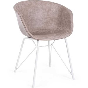 mutoni lifestyle, Stuhl Warhol Vintage Beige Weiss, Stuhl Warhol Vintage Beige Weiss