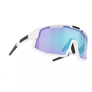 Bliz, Bliz Sportbrille Vision - Matt White w Matt White Jawbone Smoke w Blue Multi, Bliz Vision Sportbrille