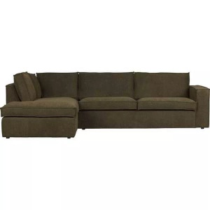 mutoni living, Ecksofa Freddie links warmgrün, Ecksofa Freddie links warmgrün